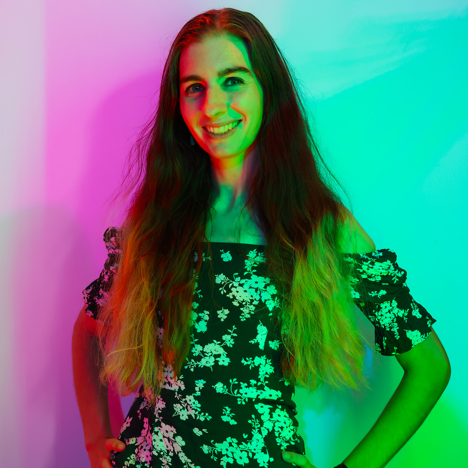 Swtorista Swtorista standing in a colorful setting